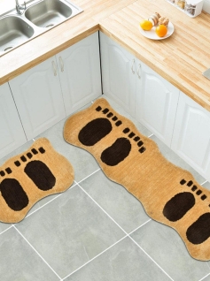 Polyester Shaggy Kitchen Mats