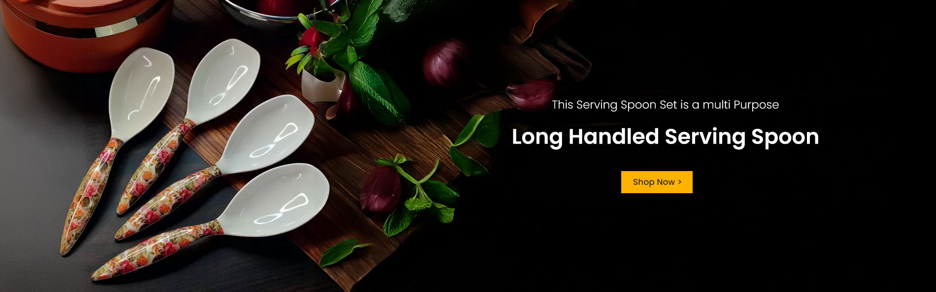 Long Handled Serving Spoon